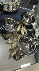 Döküm Ayak Üçlü Sunumluk