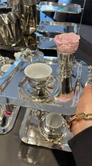 Kare Tek Kişilik Sunum Tepsisi