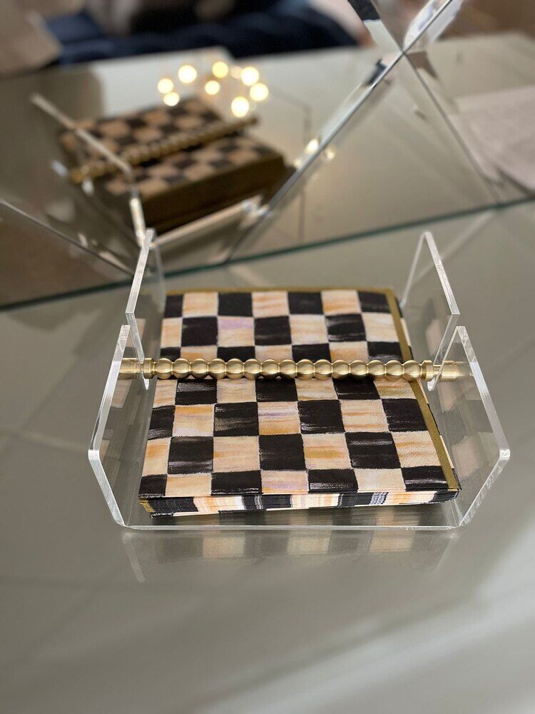 Pirinç detaylı Pileksi Peçetelik