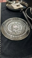 Gümüş Kaplama Pasta Standı Seti