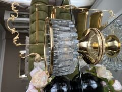 gümüş kaplama kristal sunum kasesi