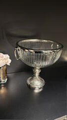 halka kulplu ayaklı kase