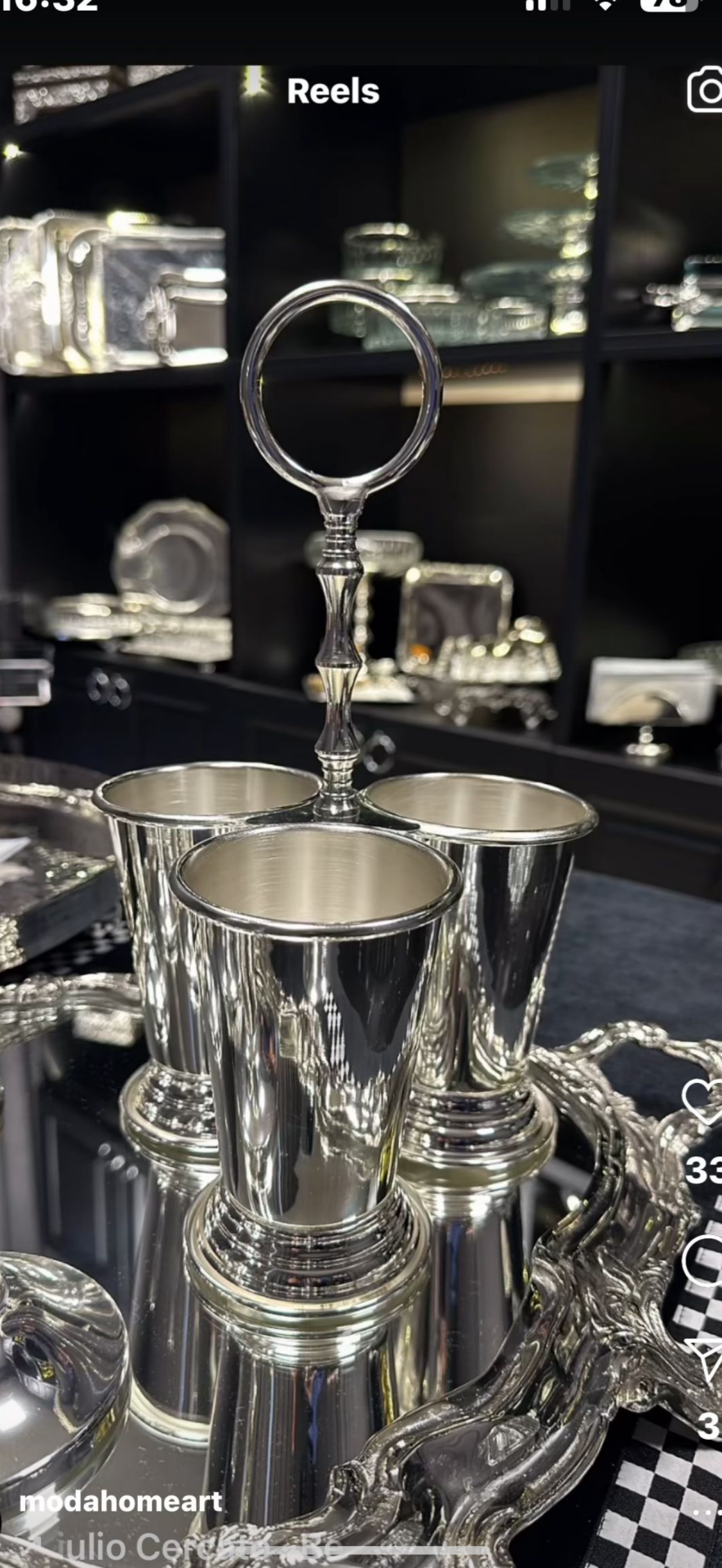 gümüş kaplama üçlü kaşıklık