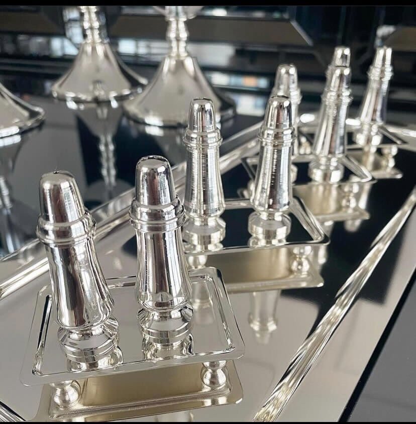 gümüş kaplama tuzluk